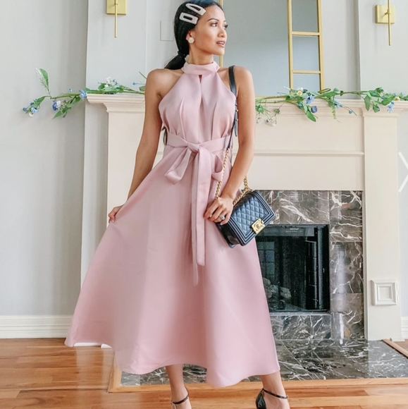 ISO Chicwish Pink Halter Dress - Picture 2 of 5